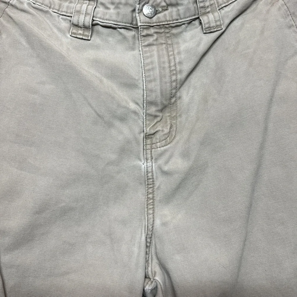 The North Face A5 Series Pants Mens 38 Beige Canvas Khakis Relaxed Fit Casual